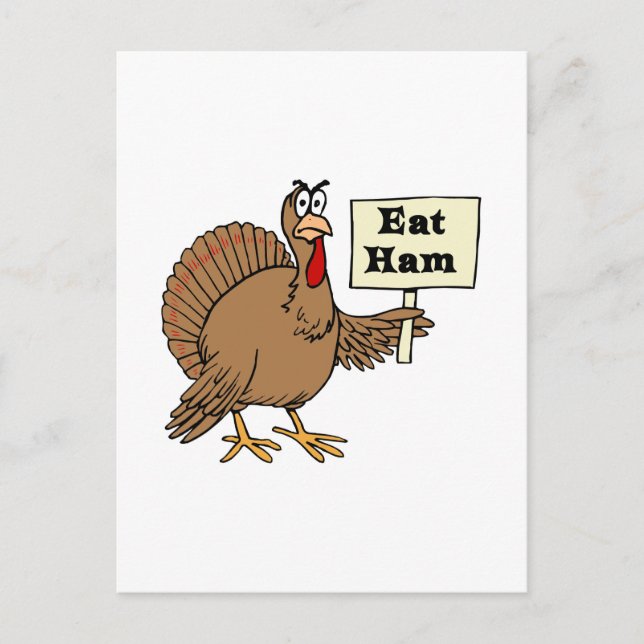 Eat Ham Postcard (Front)