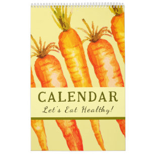 Eat Healthy Wall Art 2025 Motivational Calendar