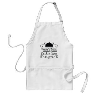 Eat it or starve menu standard apron
