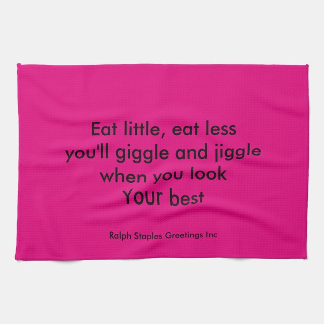 Eat little kitchen towel (Horizontal)