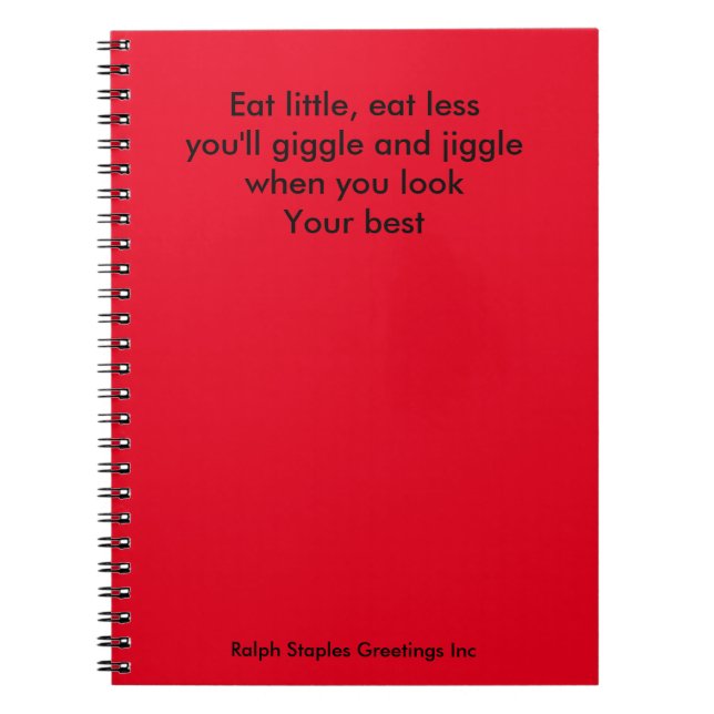 Eat little notebook (Front)