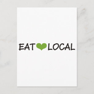 Eat Local Postcard