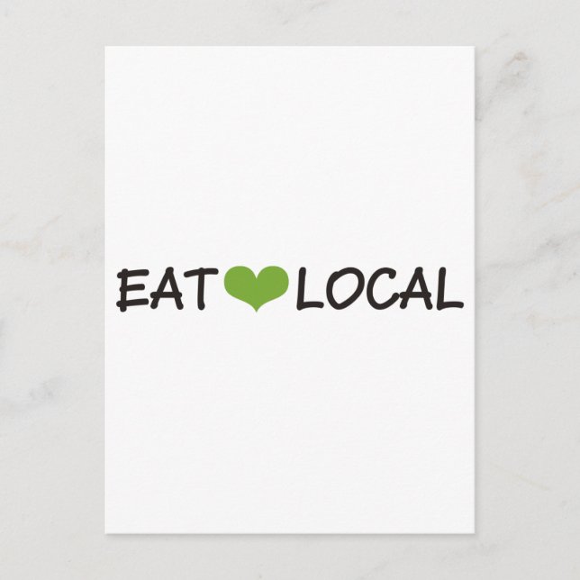 Eat Local Postcard (Front)