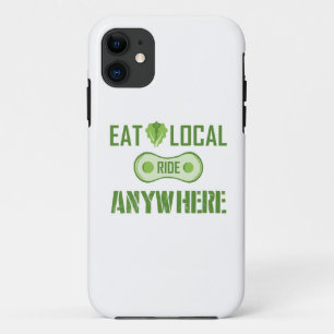 Eat Local, Ride Anywhere iPhone 11 Case