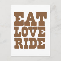 EAT LOVE RIDE Horse riding funny