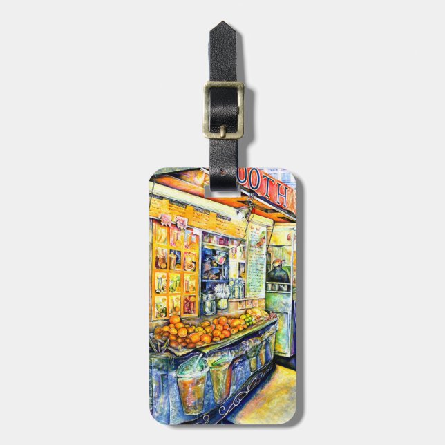 Eat Luggage Tag (Front Vertical)