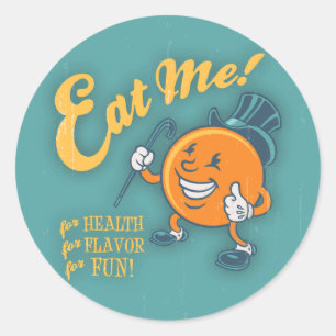Eat Me! Classic Round Sticker