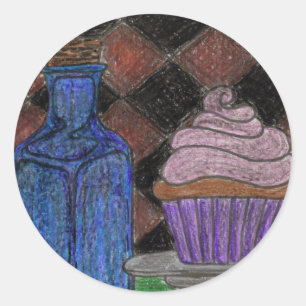 Eat Me. Drink me. Classic Round Sticker