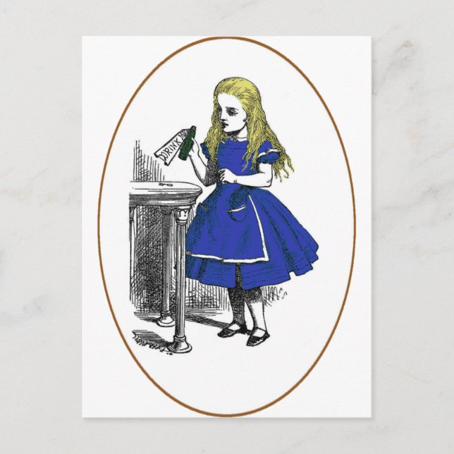 Eat Me, Drink Me Postcard (Front)