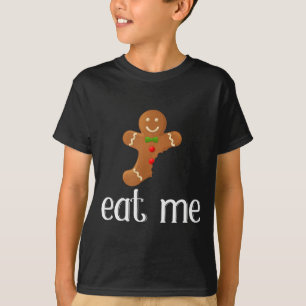 Eat Me Gingerbread Man Funny Christmas T-Shirt
