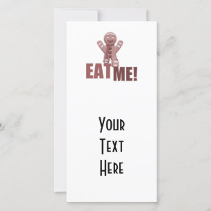 EAT ME! Gingerbread Man - Red