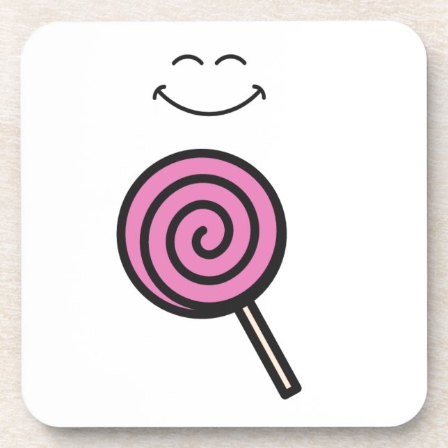 Eat me Lolipop Coaster (Front)