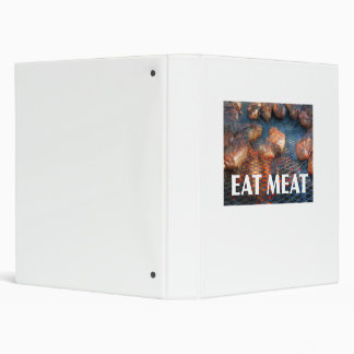 Eat Meat Recipe Book Binder