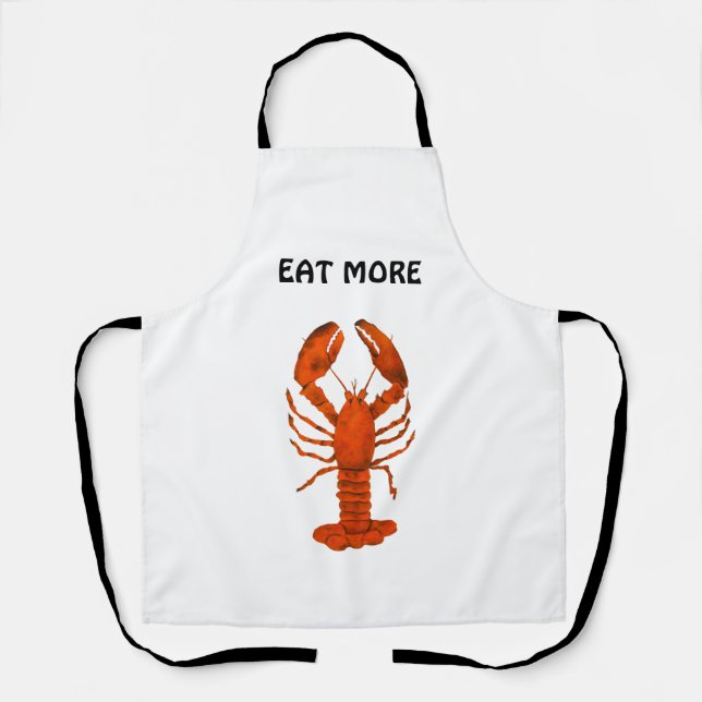 Eat More Lobster Apron (Front)