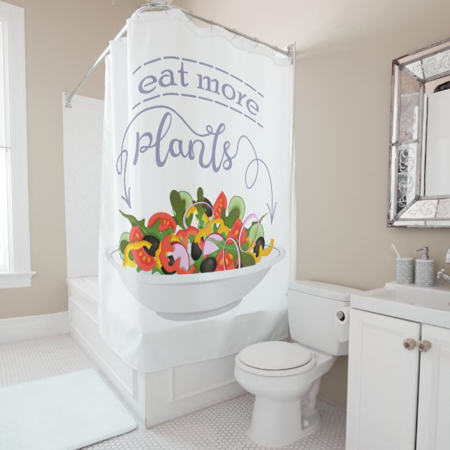 Eat more plants fresh salad motivation lettering (In Situ)