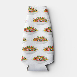 Eat more plants fresh salad motivation lettering bottle cooler