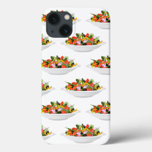 Eat more plants fresh salad motivation lettering iPhone 13 case