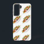 Eat more plants fresh salad motivation lettering samsung galaxy case<br><div class="desc">Plate full of vegetables and quote</div>