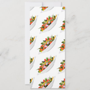 Eat more plants fresh salad motivation lettering save the date