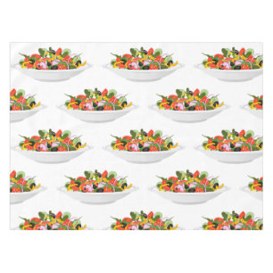 Eat more plants fresh salad motivation lettering tablecloth