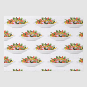 Eat more plants fresh salad motivation lettering tissue paper