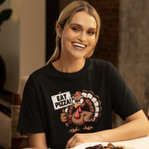 Eat Pizza, Fun Thanksgiving turkey