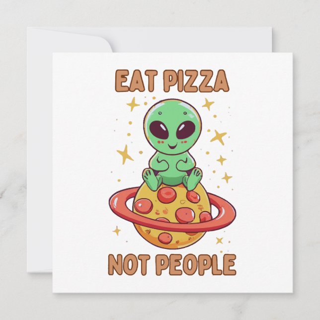 Eat pizza not people (Front)