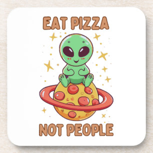 Eat pizza not people coaster