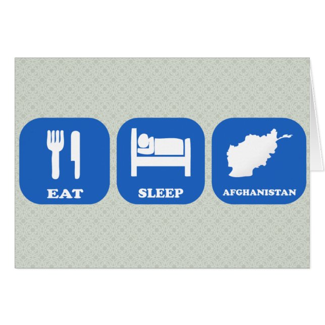 Eat Sleep Afghanistan (Front Horizontal)