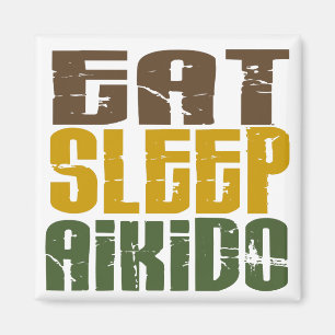 Eat Sleep Aikido 1 Magnet