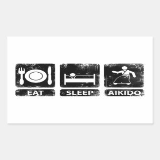 Eat Sleep Aikido Sticker
