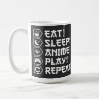 Eat Sleep Anime Play Repeat Otaku Anime Lifestyle