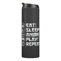 Eat Sleep Anime Play Repeat Otaku Anime Lifestyle
