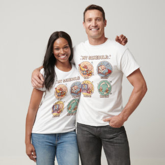 Eat Sleep Anime Repeat - Funny Weeb Routine T-Shirt