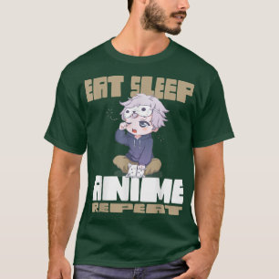 Eat Sleep Anime Repeat T-Shirt