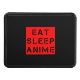 Eat Sleep Anime Trailer Hitch Cover