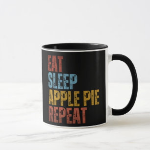 EAT SLEEP APPLE PIE REPEAT MUG
