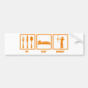 Eat Sleep Archery Bumper Sticker