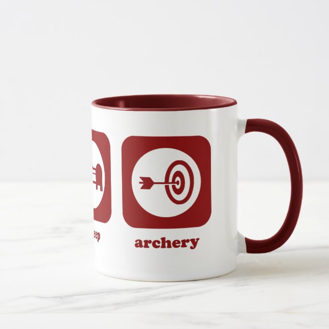 Eat. Sleep. Archery. Mug (Right)
