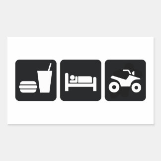 Eat Sleep ATV Sticker