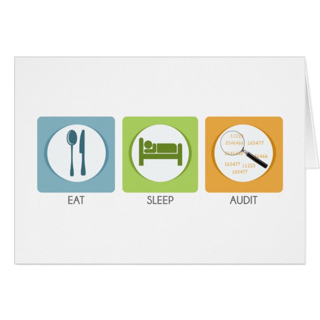 Eat Sleep Audit! (Front Horizontal)