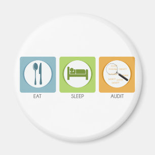 Eat Sleep Audit! Magnet