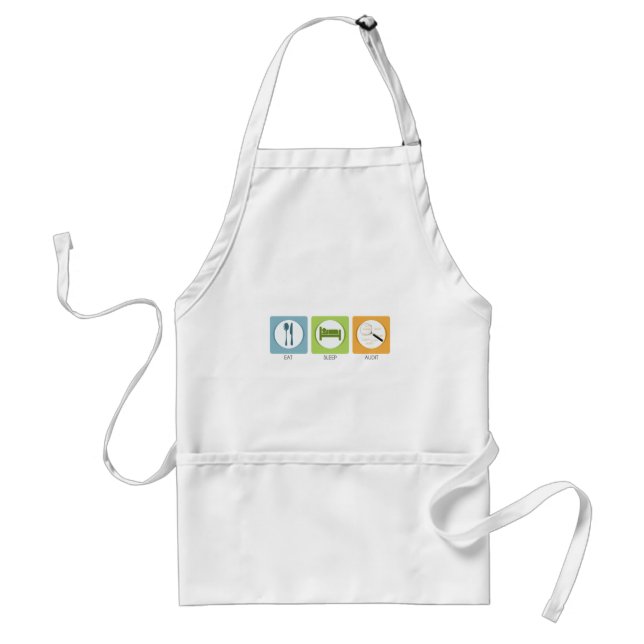 Eat Sleep Audit! Standard Apron (Front)