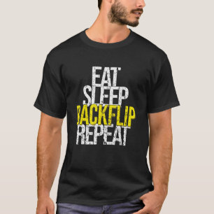 Eat Sleep Backflip Repeat Acrobat Costume Women T-Shirt