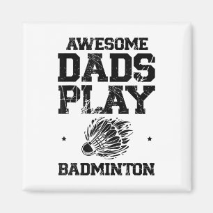 Eat Sleep Badminton Repeat Shuttle Racket  Magnet
