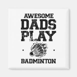 Eat Sleep Badminton Repeat Shuttle Racket  Magnet