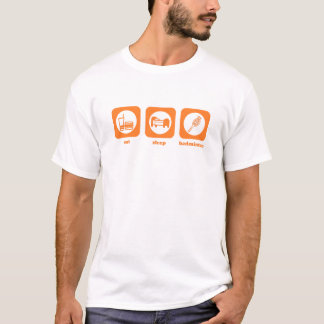 Eat. Sleep. Badminton. T-shirt