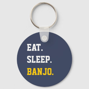 Eat Sleep banjo Keychain