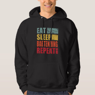 Eat Sleep Bartending Repeat Hoodie