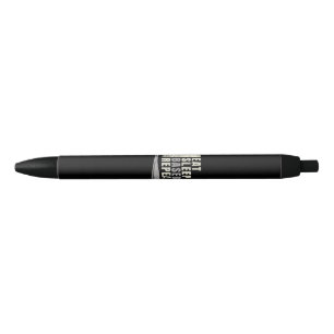 Eat Sleep Baseball Repeat Funny Baseball Player Black Ink Pen
